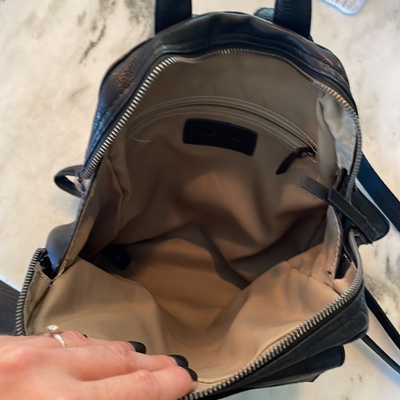 American Leather Co. Black Backpack/Purse - Picture 7 of 8